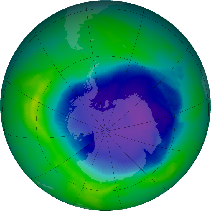 Ozone Map 1999-11-08